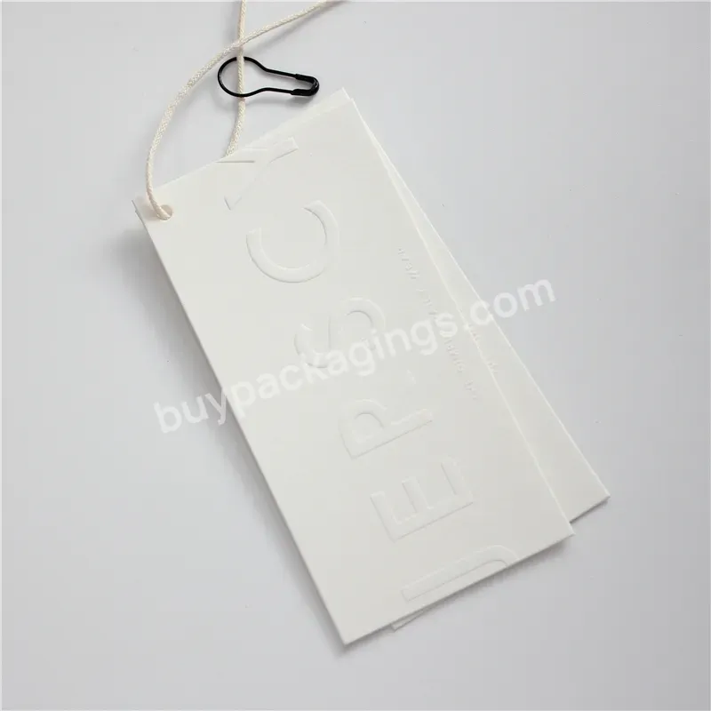 Fashion Thick Luxury Retail Hang Tags With Embossed Raised Logo Retail Tags Supplier Sale Tags - Buy Retail Sale Tags,Retail Price Tags.