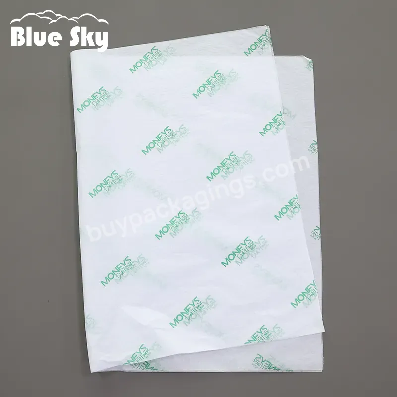 Fashionable 17gsm Custom Printed Clothing Tissue Paper Packaging Wrapping Paper