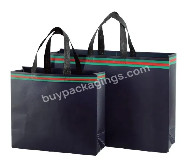 Fashionable High Quality Printing Eco Recycle Laminated Custom Shopping Handle Stock Pp Non Woven Bag For Package - Buy Fashionable High Quality Printing Eco Recycle Handle Stock Pp Non Woven Bag For Package,Custom Shopping Handle Stock Pp Non Woven