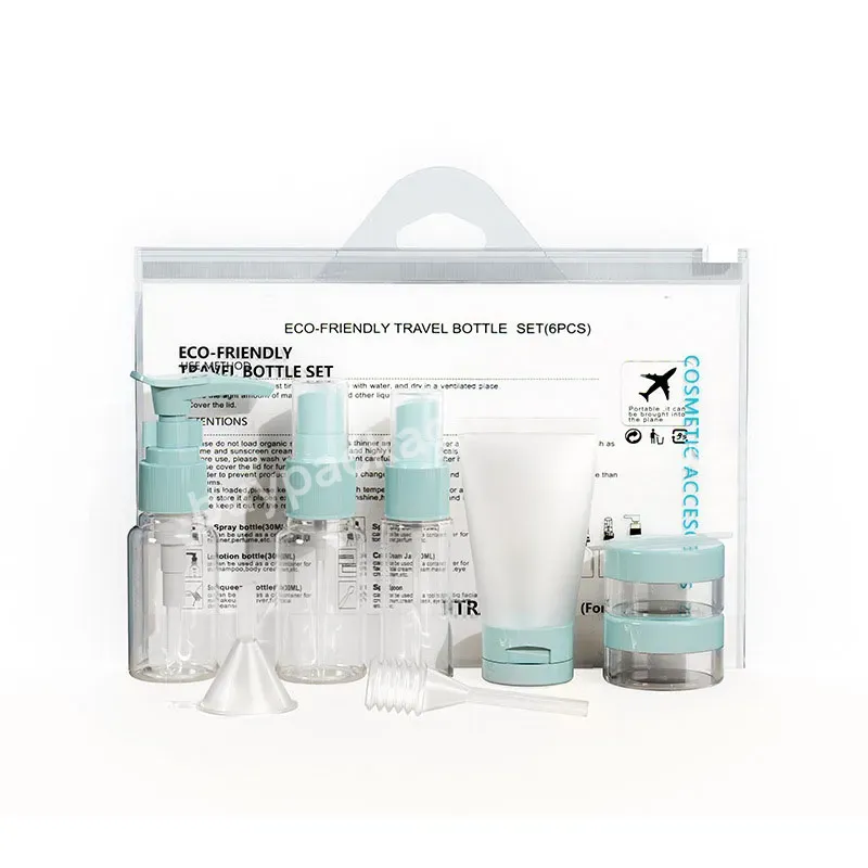 Fast Delivery Clear Plastic Bottle And Jar With Bag /personal Care Travel Bottle Set - Buy Spray Travel Empty Bottle,Face Hydration Portable Fine Mist,Press Type Sample Dispensing Bottle.