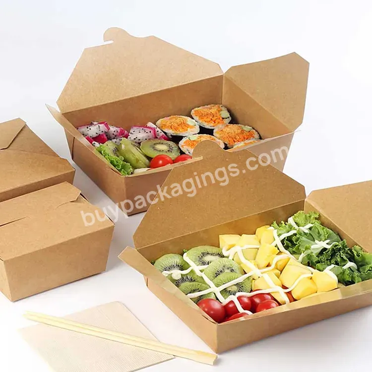 Fast Food Packaging Take Out Fast Food Box For Restaurant,Disposable Food Containers