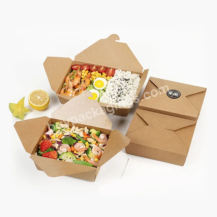 Fast Food Packaging Take Out Fast Food Box For Restaurant,Disposable Food Containers