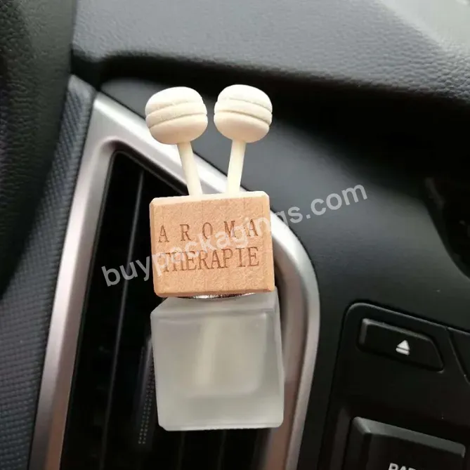 Fast Selling Empty 8ml Empty Car Vent Air Freshener Bottle Glass Hanging Car Diffuser Perfume Bottle