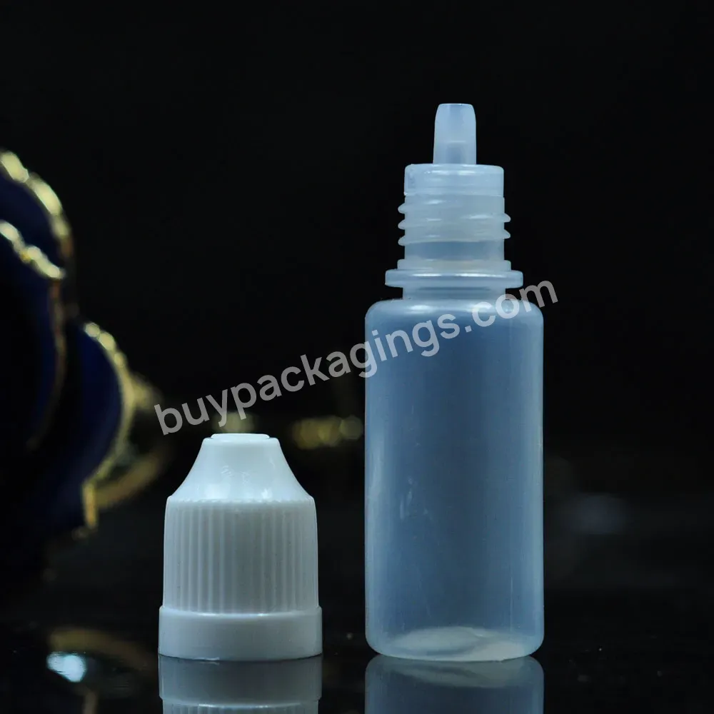 Fast Shipping 30ml 20ml 10ml 5ml Pe Plastic Perfume Dropper Bottle Cosmetic Packaging