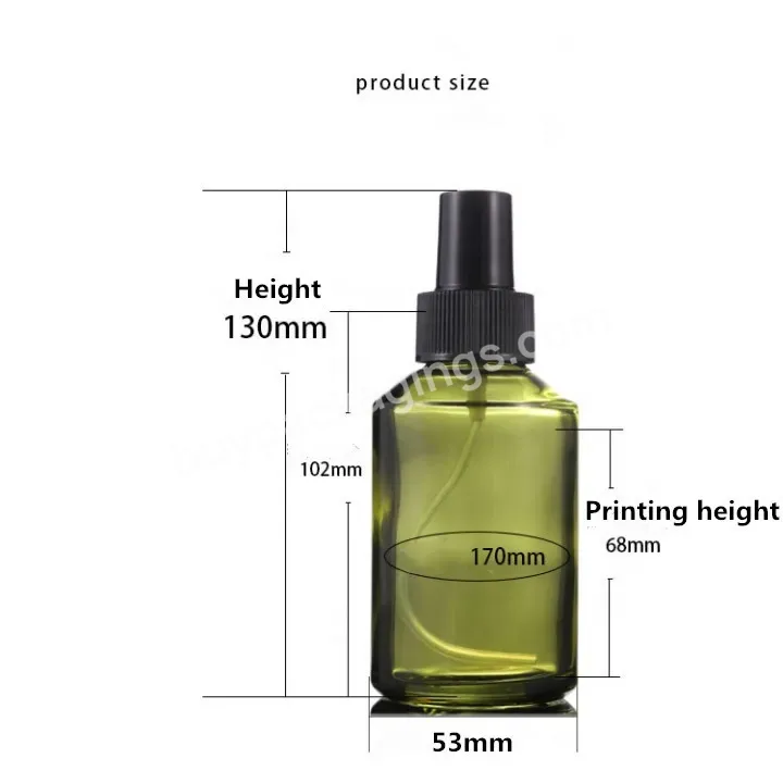 Fast Shipping Glass Skin Care Oil Bottles 125ml Luxury Perfume Glass Spray Bottle For Sale