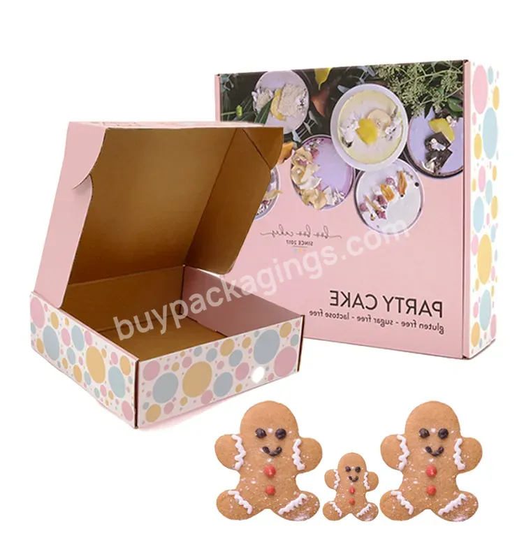 Fathers Day Gift Box Treat Packaging Bakery Cake Box 10 X 10 X 4 Kraft Paperboard Pastry Box Kraft