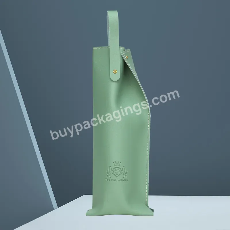 Festive Portable Gift Packaging Single Pack Double Pack High-end Gift Thickening Wine Bag Can Be Customized