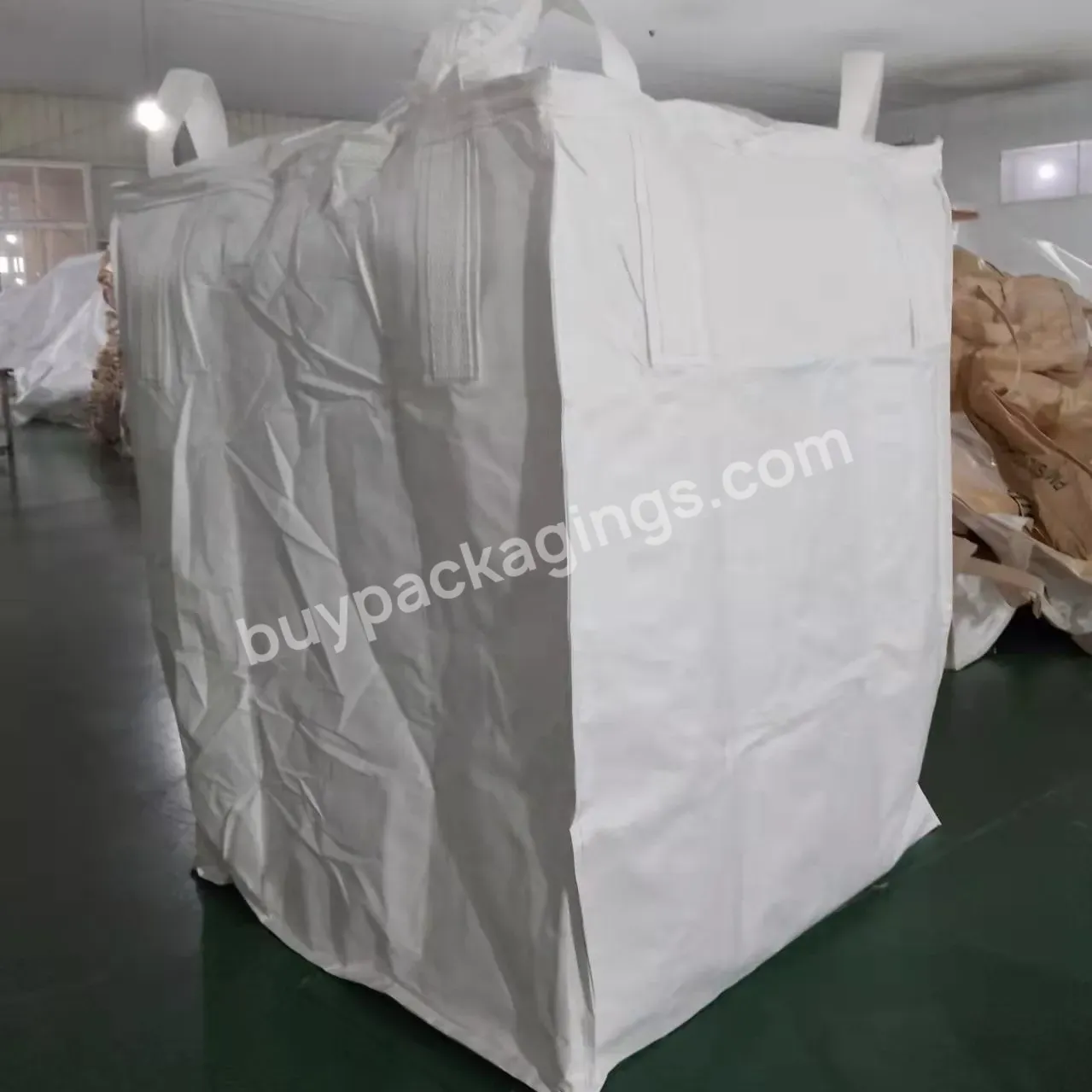 Fibc Container Jumbo Belt Stevedore Straps Big Bulk Bags For Forklift Easy Operation - Buy 9 Color Printing Available Big Bag,Custom Printing With High Gloss Artwork,1000kg Film Laminated Exquisite Big Bag.