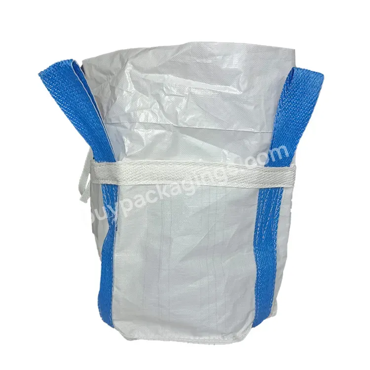 Fibc Flexible Freight Bags Bulk Container Liner Bag Jumbo Jumbo Canvas Tote Bag,U-panel Side Seam 4 Loops European Standard