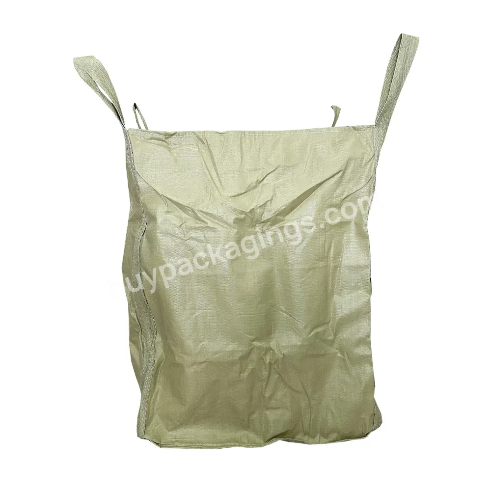 Fibc Large Bulk Packaging Ton Bag Pp Large Bag Sand Construction - Buy Fibc Bag,Jumbo Bag,Ton Bag.