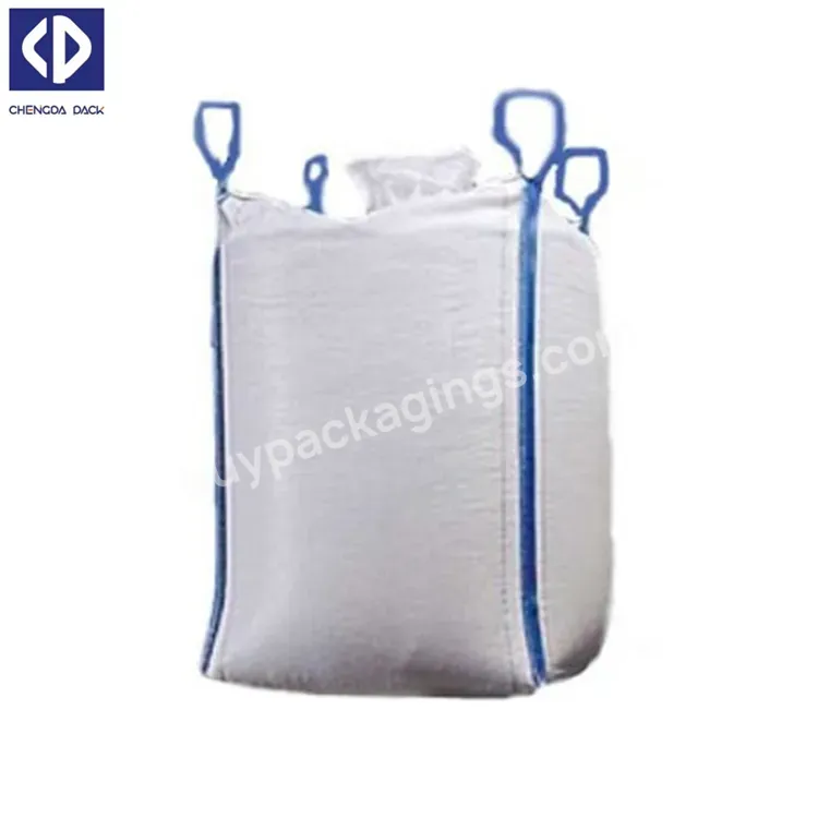 Fibc Manufacturers Biodegradable 1-2 Ton Cement Bulk Packaging Sack Big Bag For Recycling Construction