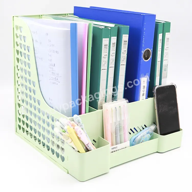 File Holder Stand Paper Desk Organizer Magazine Rack Table Magazine Book Organizer File Tray Magazine Holder