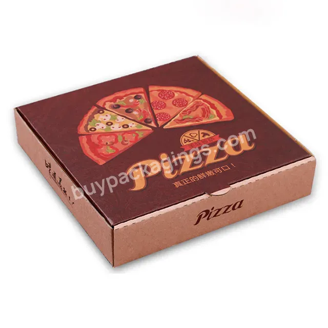 Fine Quality Pizza Box Custom Paper Corrugated Board Pizza Box Packaging Hot Sale Pizza Box