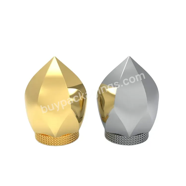 Fire Shaped Perfume Cover 15mm Perfume Bottle Lid Znic Alloy Metal Perfume Bottle Cap - Buy Metal Perfume Cover,Zinc Alloy Perfumes Caps,Cap Of Perfume.