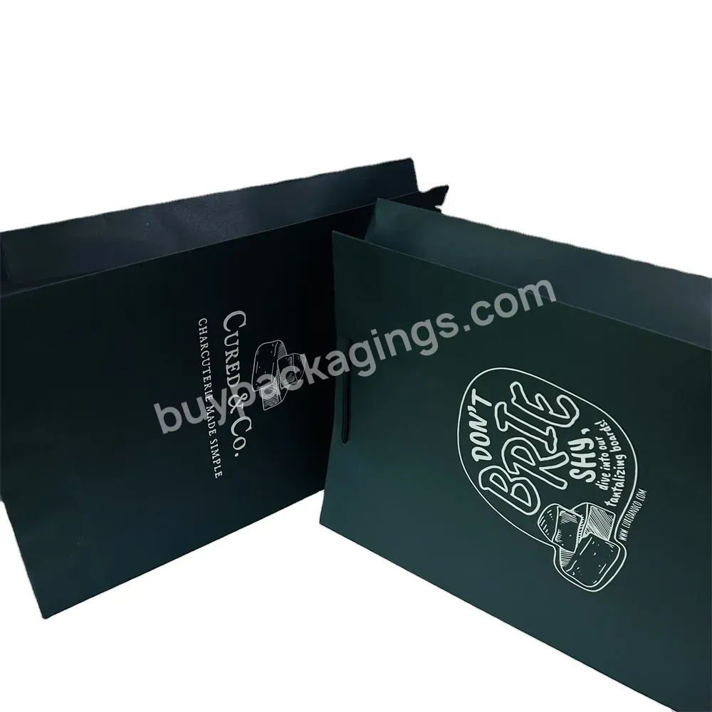 First Sales Of Personalized Luxury Boutique Gift Bag Packaging Customized Printing Promotion Thanks To Gift Bag Logo Printing