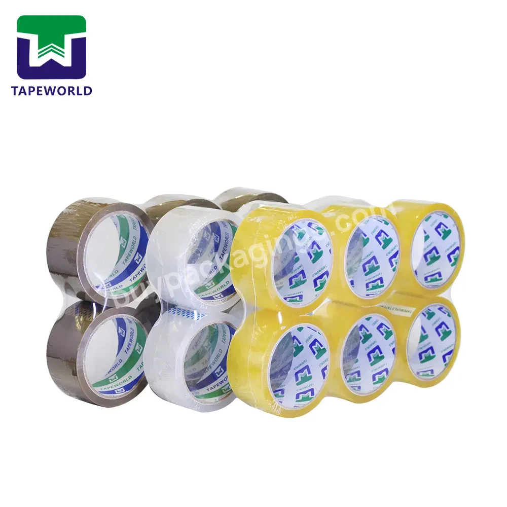 Fita Adesiva 500 Metros Fita De Embalagem Transparente Clear Bopp Opp Packing Tape