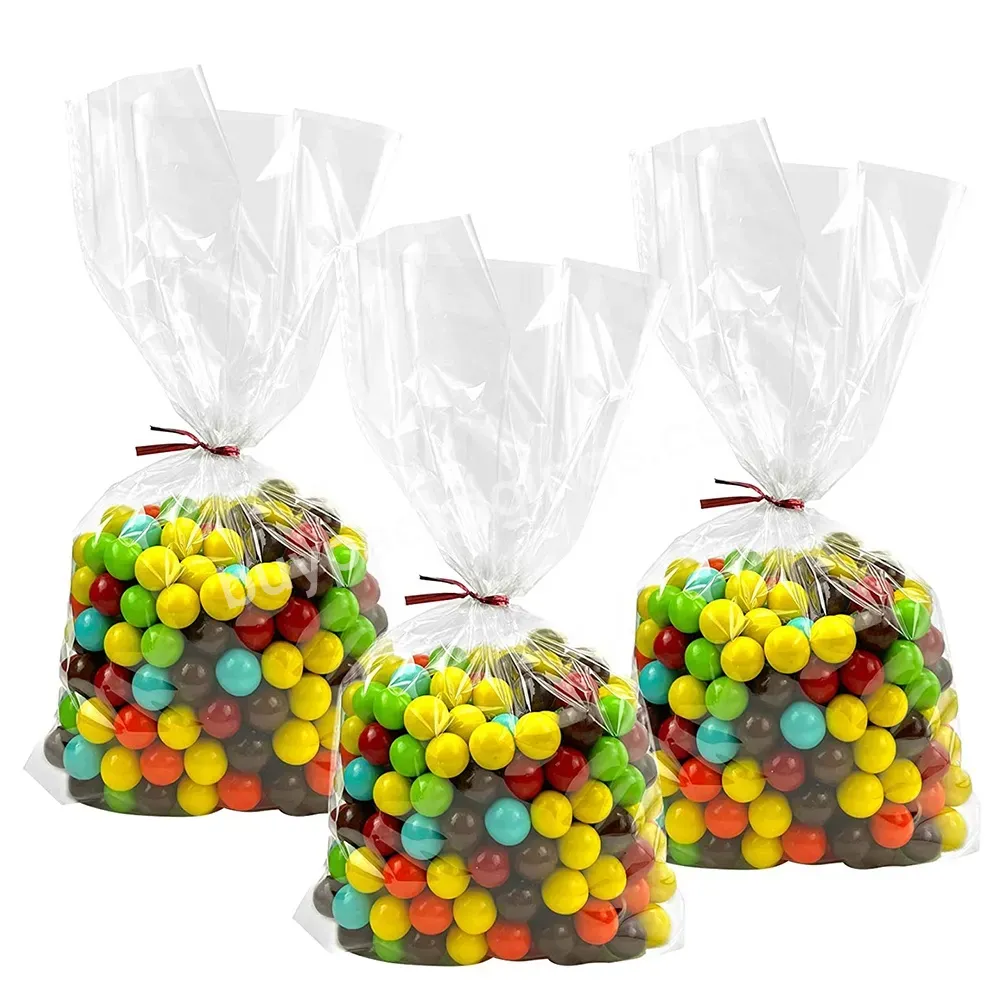 Flat Bottom Cellophane Bags Gusseted With Paper Insert Gusset Treat Bags Block Bottom Cellophane Bags