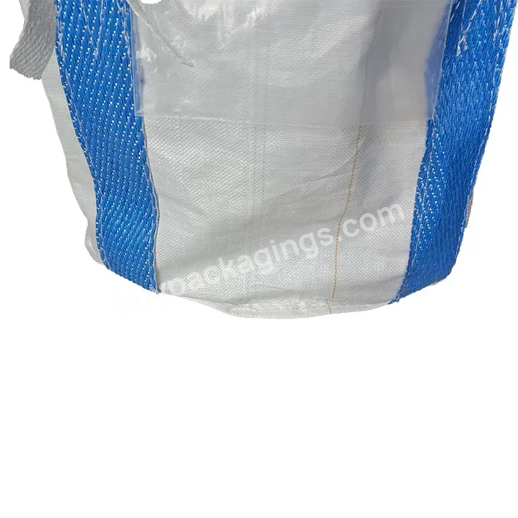 Flexible Intermediate Bulk Polypropylene Big Bag 1000kg Tonne Bags With Skirt Top