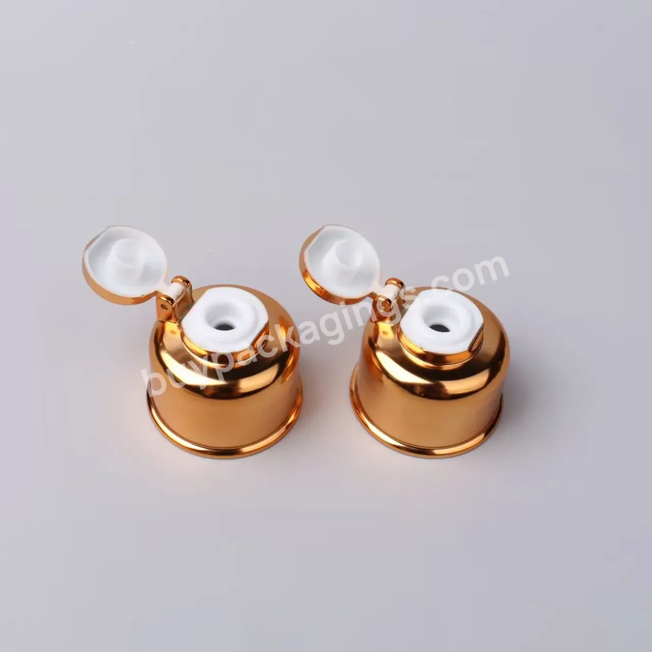 Flip Top Caps 24/410 28/410 Bell Shape Plastic Uv Cap For Shampoo Cream Bottle