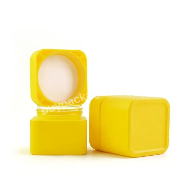 Flower Storage Best Welcome Fashion Cream Competitive Price Square Cube Shape Glass Cream Jar For Storage With Cr Lid