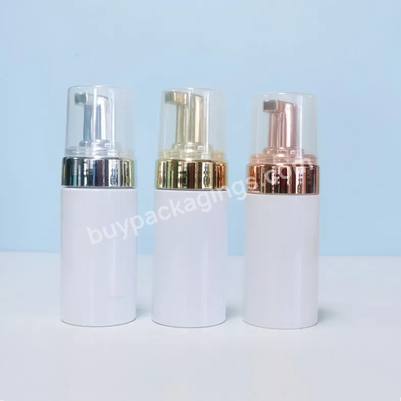 Foaming Bottle 100ml Cosmetic Soap Dispenser Foam Bottle With Rose Gold Sliver Pump Foam Bottle