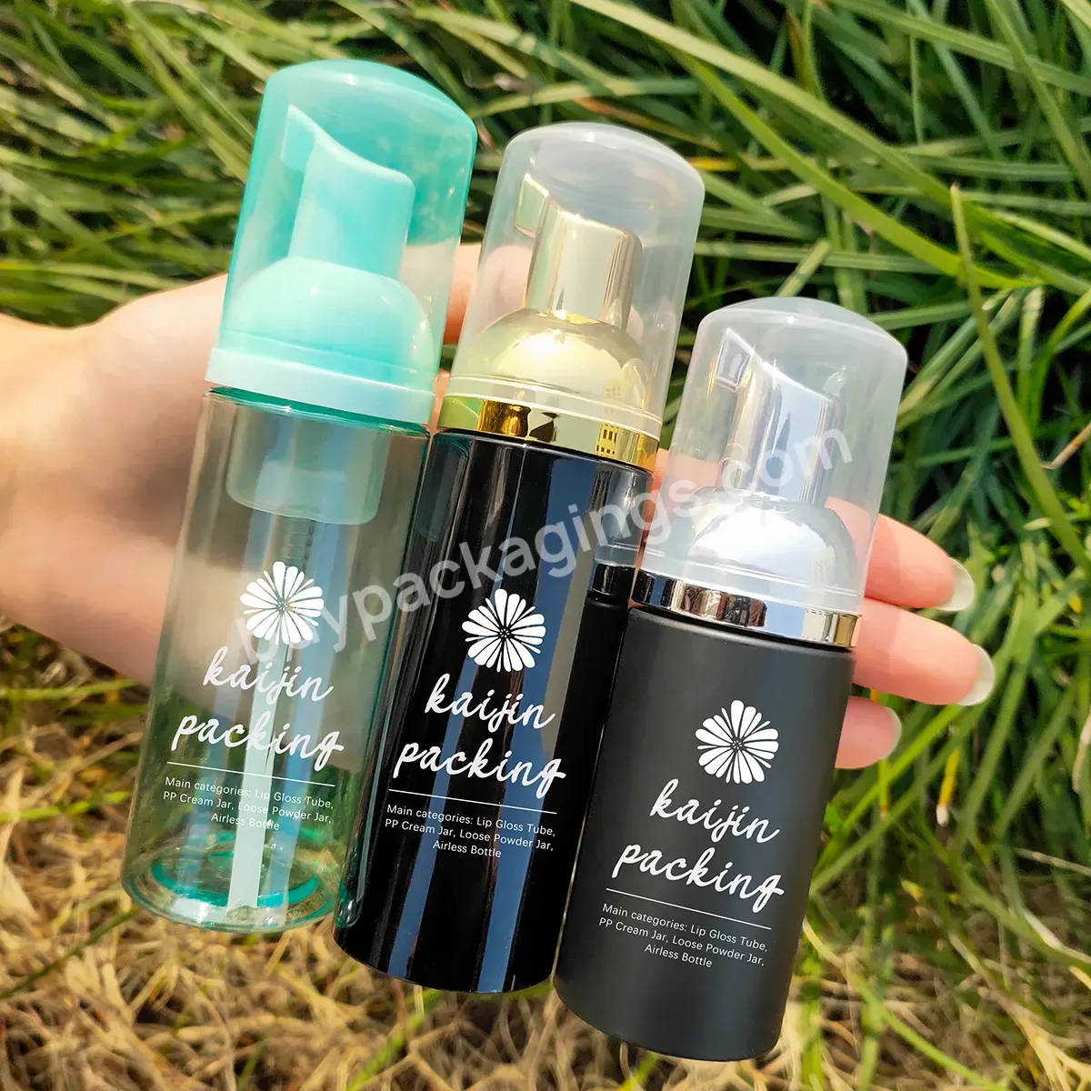 Foaming Bottle 30ml 40ml 50ml 60ml 70ml 80ml 100ml Pet Cosmetic Liquid Soap Dispenser With Foam Pump Bottle