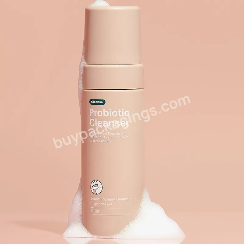 Foaming Lash Shampoo Face Cleanser Mousse Bottle Custom Color Clear Beige 100ml 150ml Plastic Soap Dispenser Foam Pump Bottle