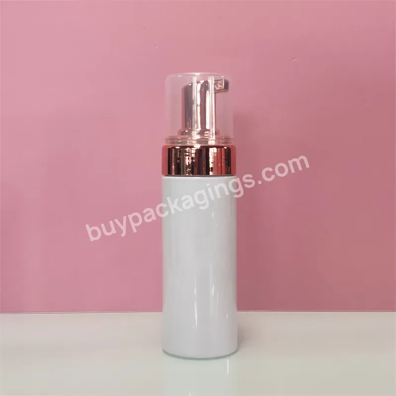 Foaming Shampoo Cleanser Bottle Rose Gold Silver 30ml 50ml 60ml 100ml 150ml Plastic Dispenser Lash Soap Bottle