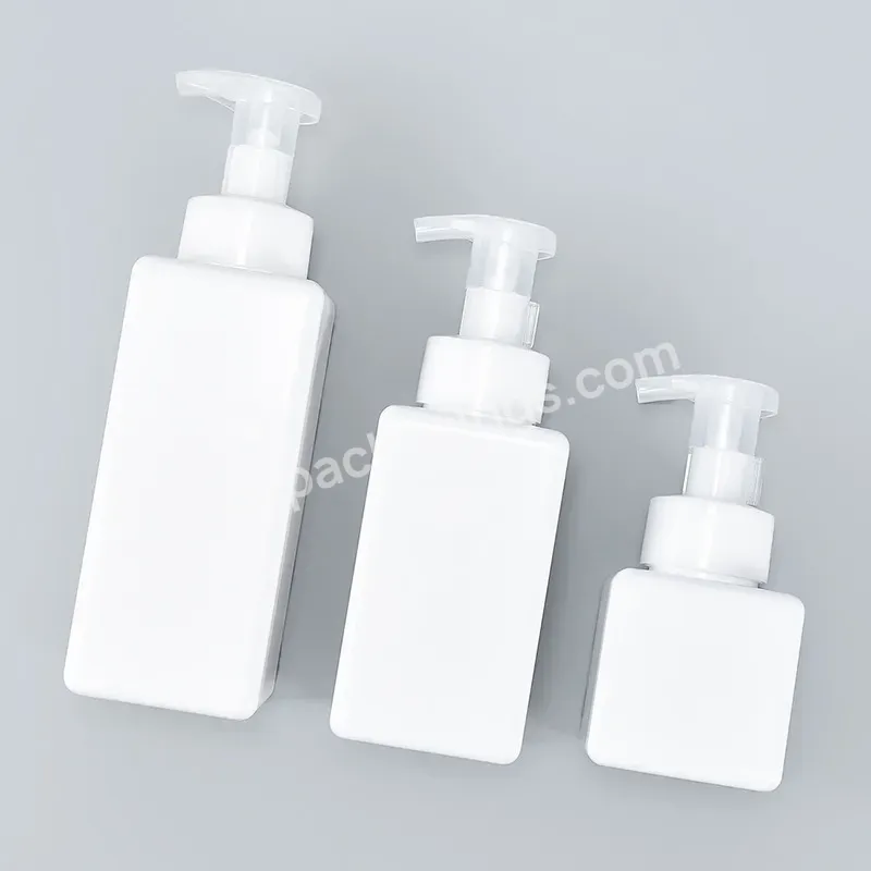 Foaming Soap Dispenser Square Pet Foam Pump Bottle 250ml 50ml 100ml 150ml 200ml