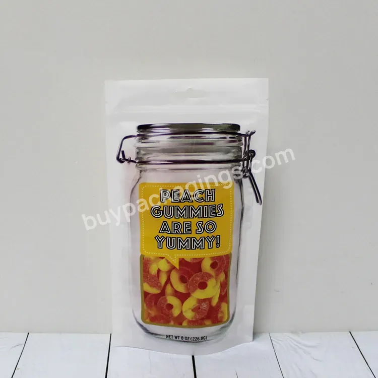 Foil Packing Bags Paper Plastic Pouch Logo Organic Food Dried Fruit Seal Package Candy Packaging Bag