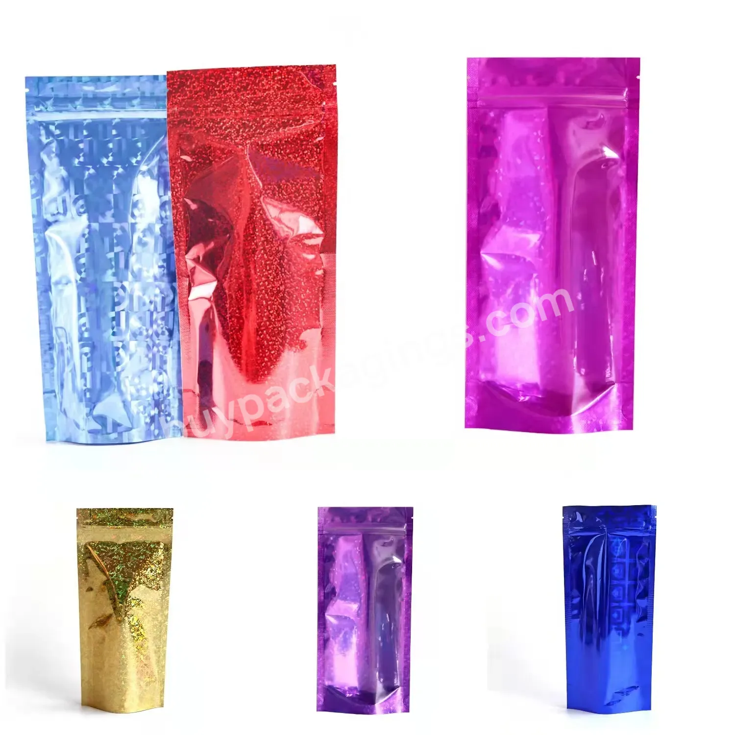 Foil Purple Stand Up Spout Pouch With Aluminium Inside For Cosmetic Custom Printed Food Grade Material