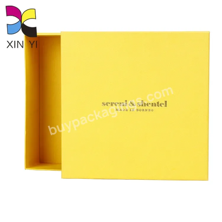 Foil Stamping Cosmetic Boxes Luxury Separate Lid Base Box Gift Box