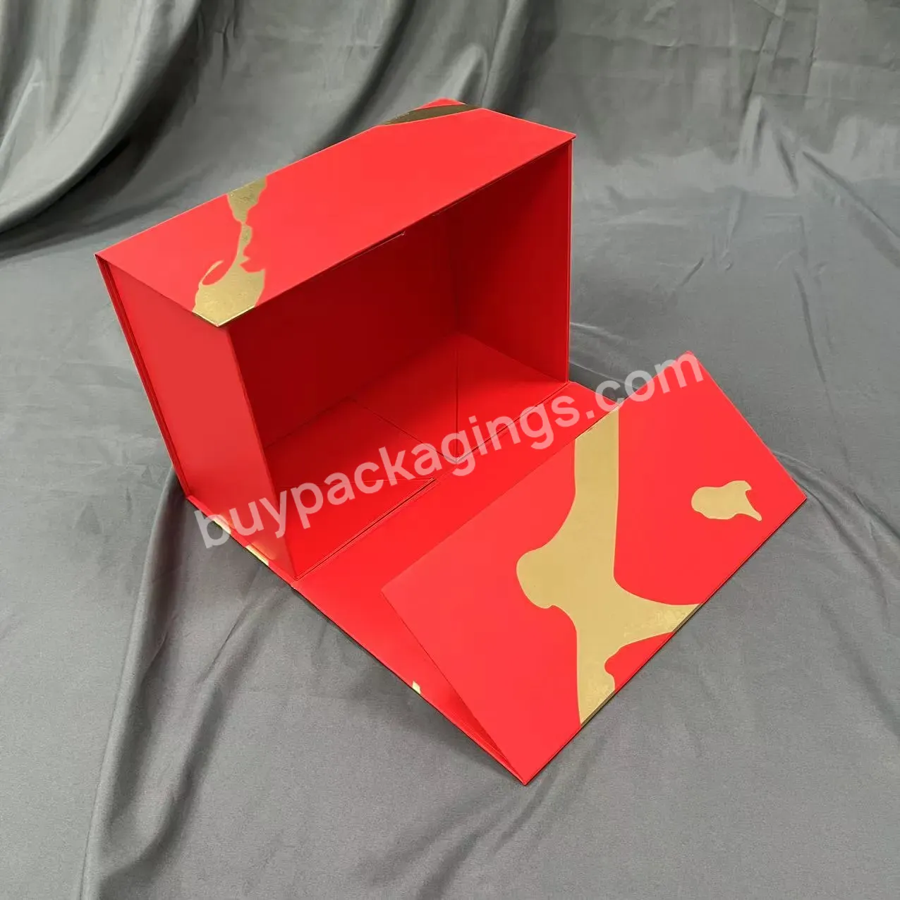 Foldable Gift Box New Arrival Pink Color Customized Size Corrugated Mailer Paper