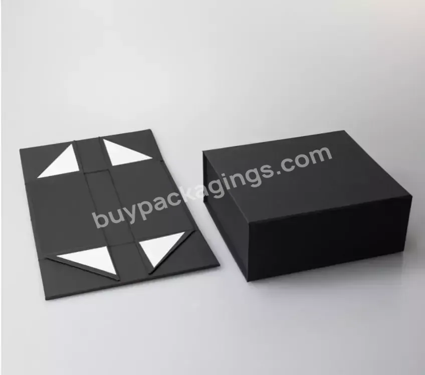 Foldable Lid Packaging Paper Cardboard Bespoke Custom Rigid Magnetic Closure Gift Box Caja De Regalo Geschenk Box
