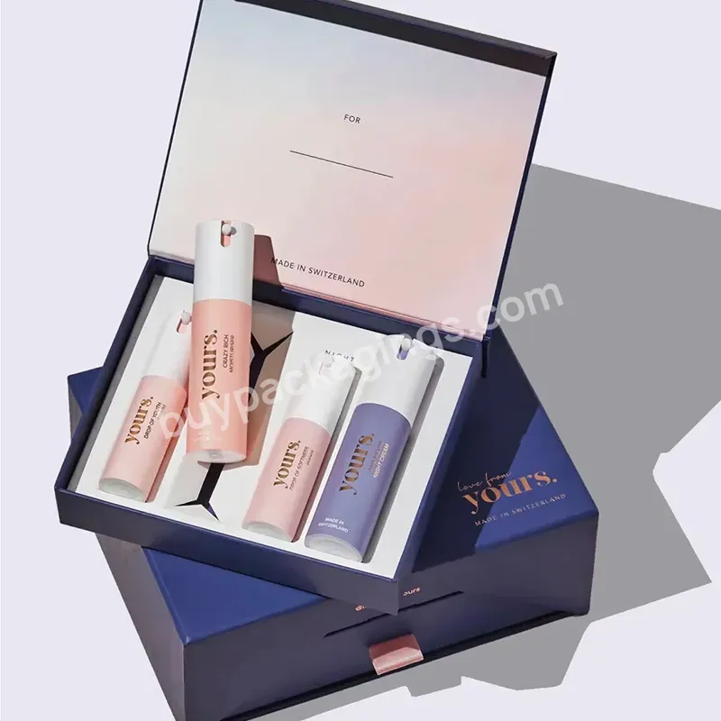 Foldable Plain 50ml Skin Care Packaging Women Car Perfume Bottle Corrugated Cardboard Gift Boxes With Foam Insert