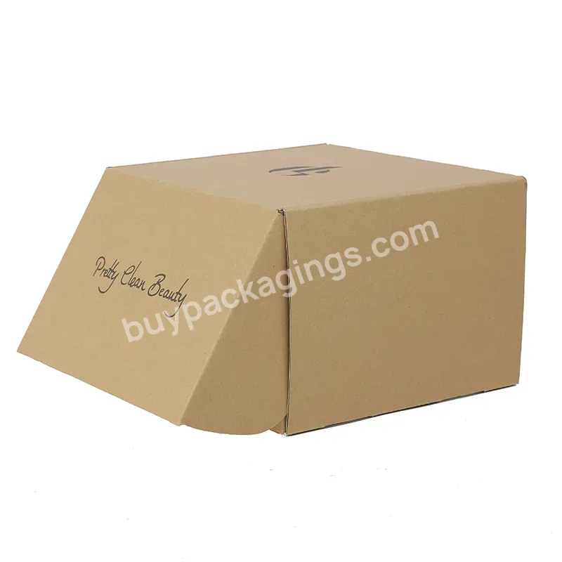 Folding Brown Printed Kraft Paper Box,Supply Corrugated Shipping Box/brown Carton Box