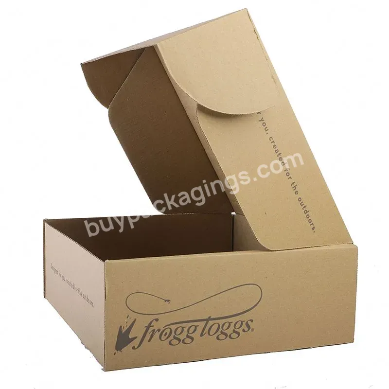 Folding Paper Box Custom Printing Corrugated Paper Insert Inside Shipping Kraft Paper Box