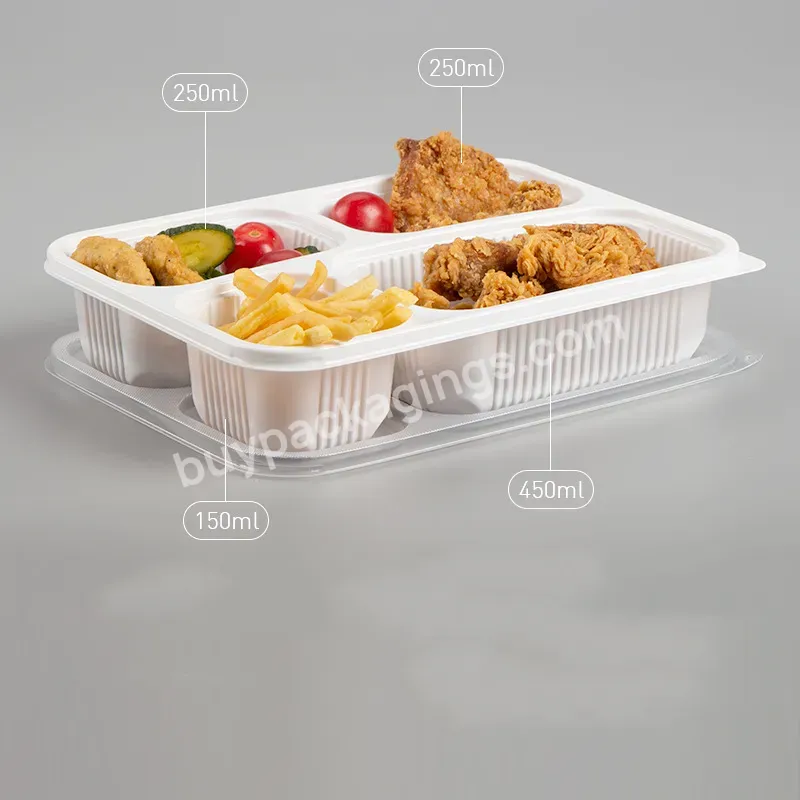 Food Boxes Takeaway Packaging Meal Prep Plastic Microwavable Food Containers