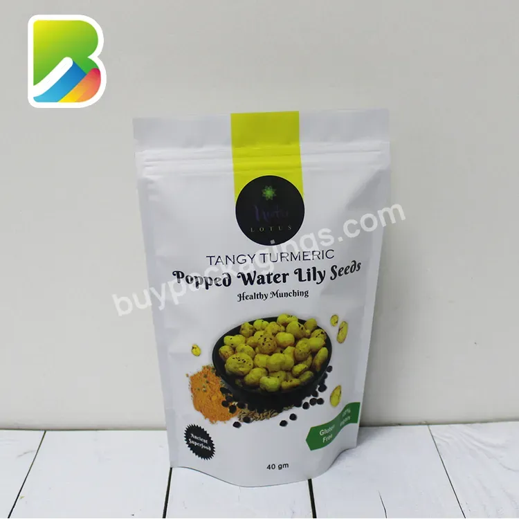 Food Cereal Candy Plastic Custom Resealable Bags Printed Snack Poly Potato Chips Zipper Laminating Packaging Bag