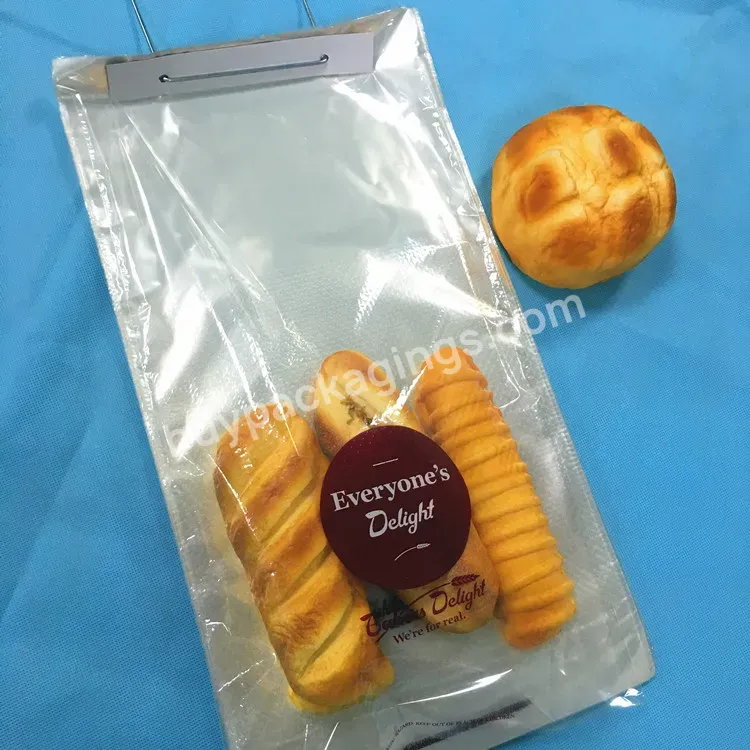 Food Contact Plastic Bags Bopp Bread Bags Wicket Micro Perforated Bakery Bag Material Automatic Package Packaging