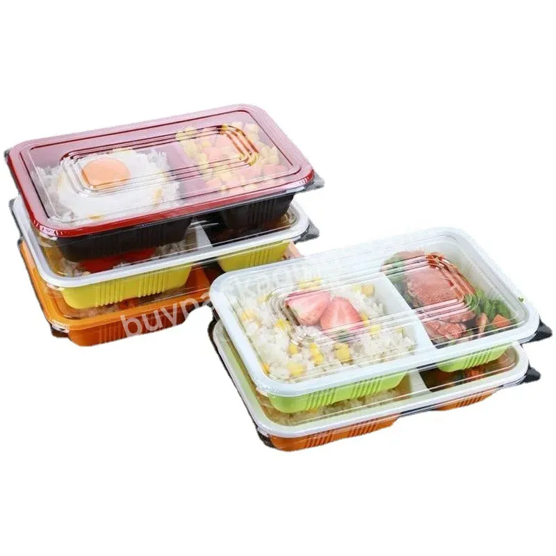 Food Containers Plastic Lunch Bento Box Custom Eco Friendly Biodegradable Food Packaging Hot Food Container Disposable