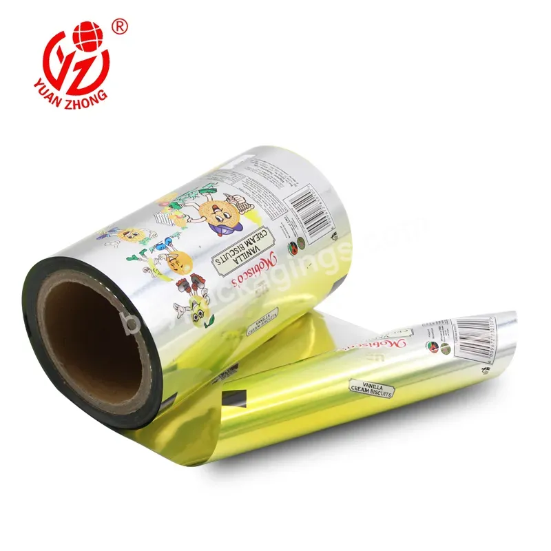 Food Film Roll Pouches Food Grade Chips Snack Food Bags Packaging Laminating Film