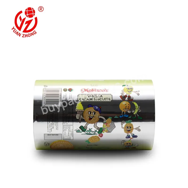 Food Film Roll Pouches Food Grade Chips Snack Food Bags Packaging Laminating Film