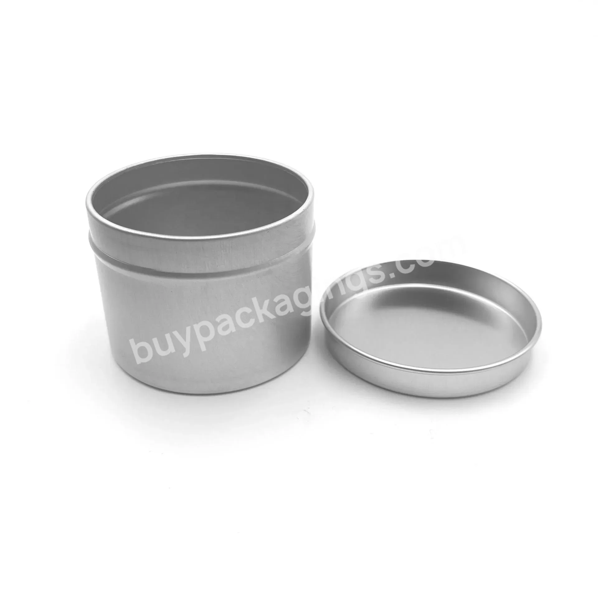 Food Grade 100g Metal Aluminum Tea Container Jar Coffee Tin Jar