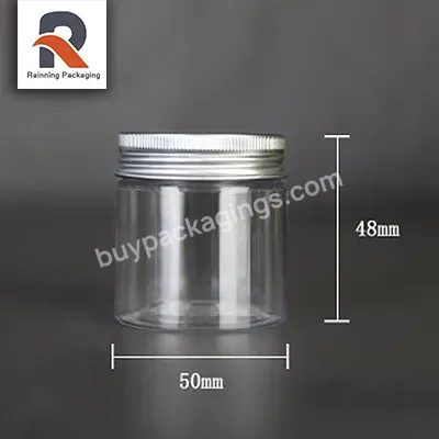 Food Grade Clear Plastic Container 60ml Pet Plastic Jar/bottle For Peanut Butter Honey Jams