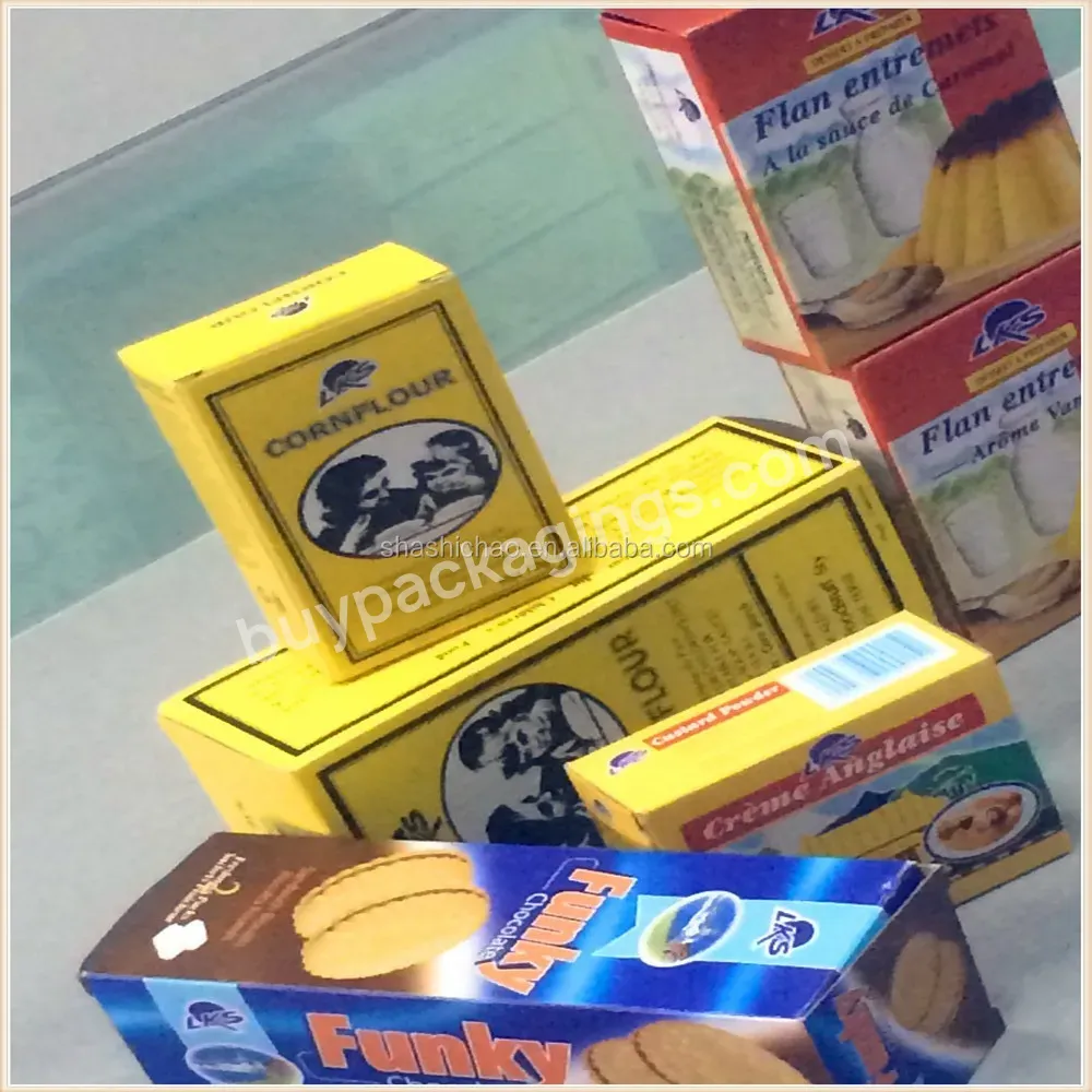 Food Grade Custom Cardboard Cookie Box For Biscuit Packaging