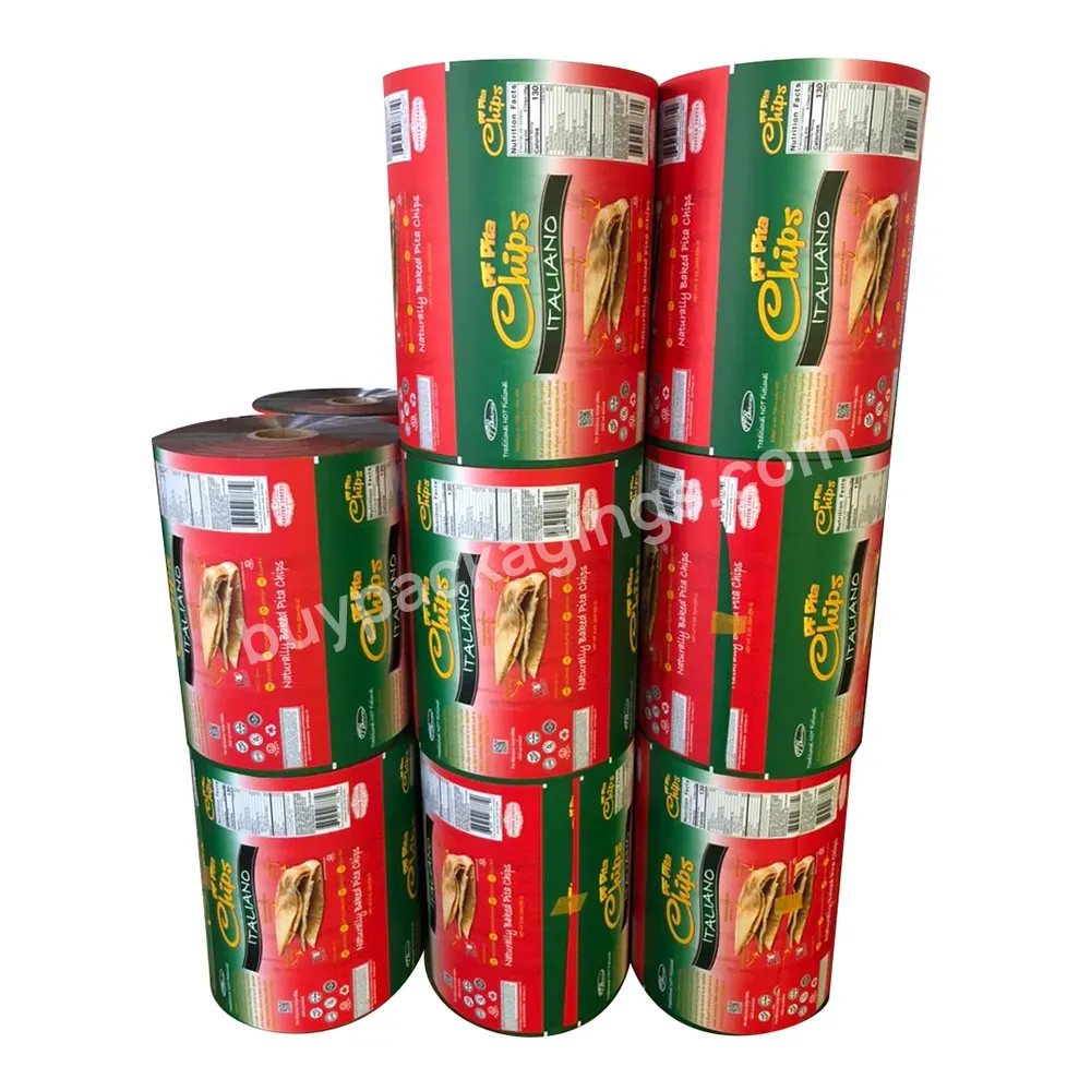 Food Grade Custom Print Sachet Film Roll/oem Packaging Printing Film/potato Chips Packaging Film