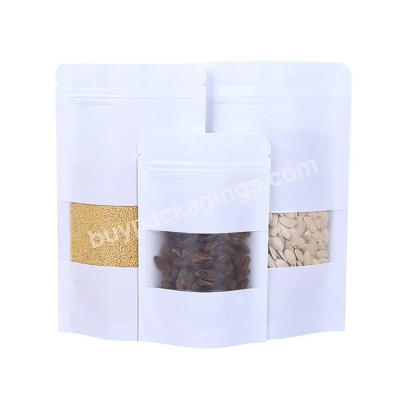 Food Grade Eco Friendly Ziplock Coffee Paper Kraft Bag