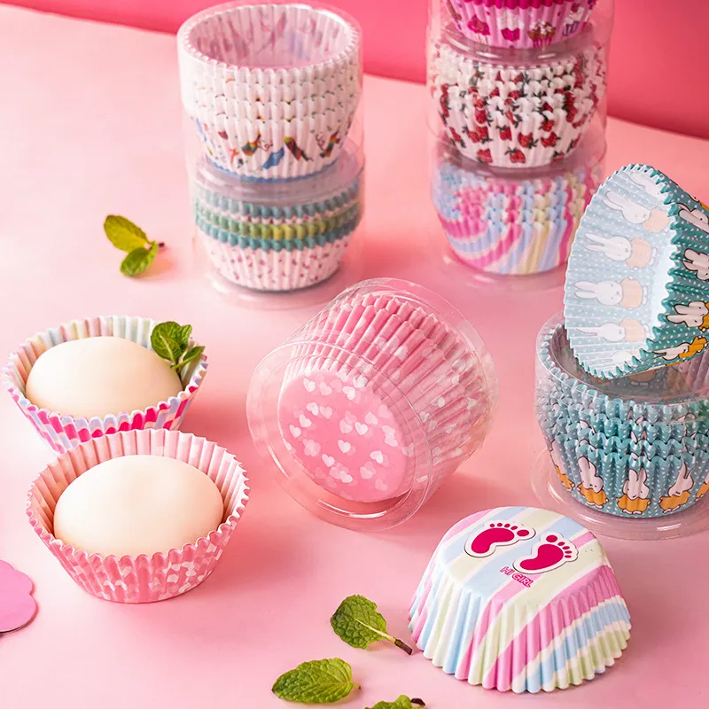 Food grade greaseproof paper cake mold cup muffin mini paper cupcakes cups cupcake paper cups