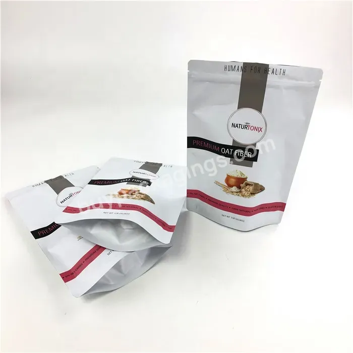 Food Grade Heat Seal Material With Aluminum Foil Custom Logo 1kg 5kg Wheat Flour Rice,Mylar Plastic Packaging Bags For Rice